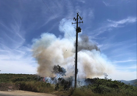 Wildfire Panoramic Hwy June 9, 2019